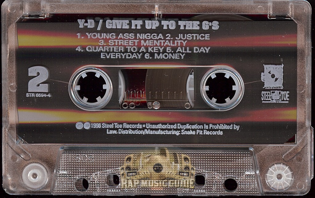 Y-D - Give It Up To The G's: Cassette Tape | Rap Music Guide